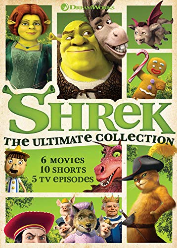 SHREK - DVD-ULTIMATE COLLECTION 6 MOVIES 10 SHOR