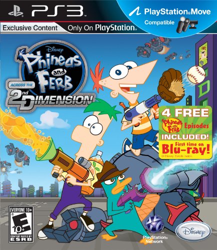 DISNEY PHINEAS & FERB: ACROSS THE 2ND DIMENSION - PLAYSTATION 3 STANDARD EDITION