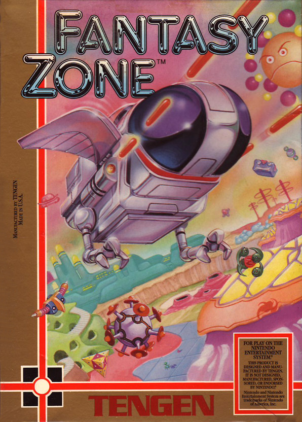 FANTASY ZONE  - NES (W/BOX & MANUAL)