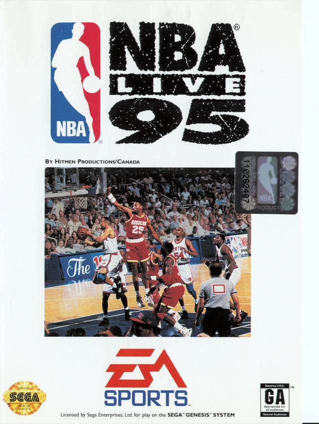 NBA LIVE 95  - SNES (W/BOX & MANUAL)