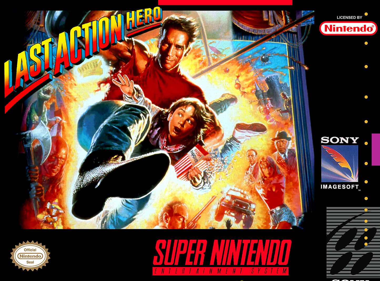 LAST ACTION HERO  - SNES