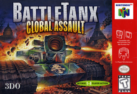 BATTLETANX: GLOBAL ASSAULT  - N64 (W/BOX & MANUAL)