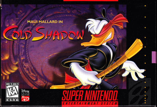 MAUI MALLARD IN COLD SHADOW  - SNES (W/BOX)
