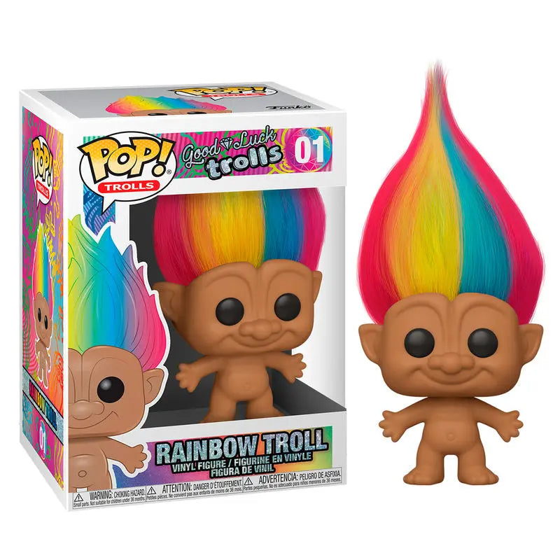 GOOD LUCK TROLLS: RAINBOW TROLL #01 - FUNKO POP!