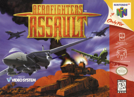 AEROFIGHTERS ASSAULT  - N64 (W/BOX & MANUAL)