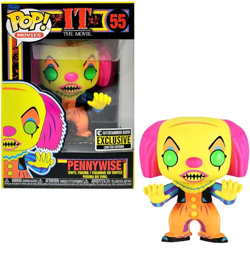 IT: PENNYWISE #55 (BLACKLIGHT) - FUNKO POP!-EXCLUSIVE