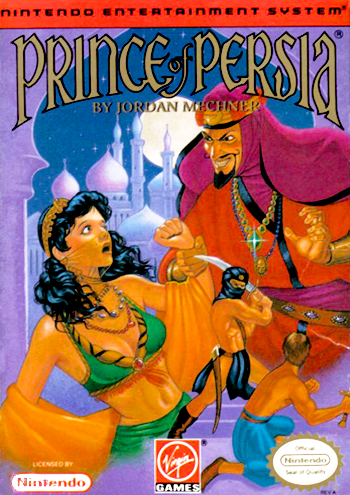 PRINCE OF PERSIA  - NES (W/BOX)