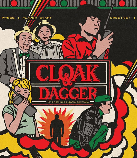CLOAK & DAGGER  - BLU-4K-1984-HENRY THOMAS-INC. BLU COPY