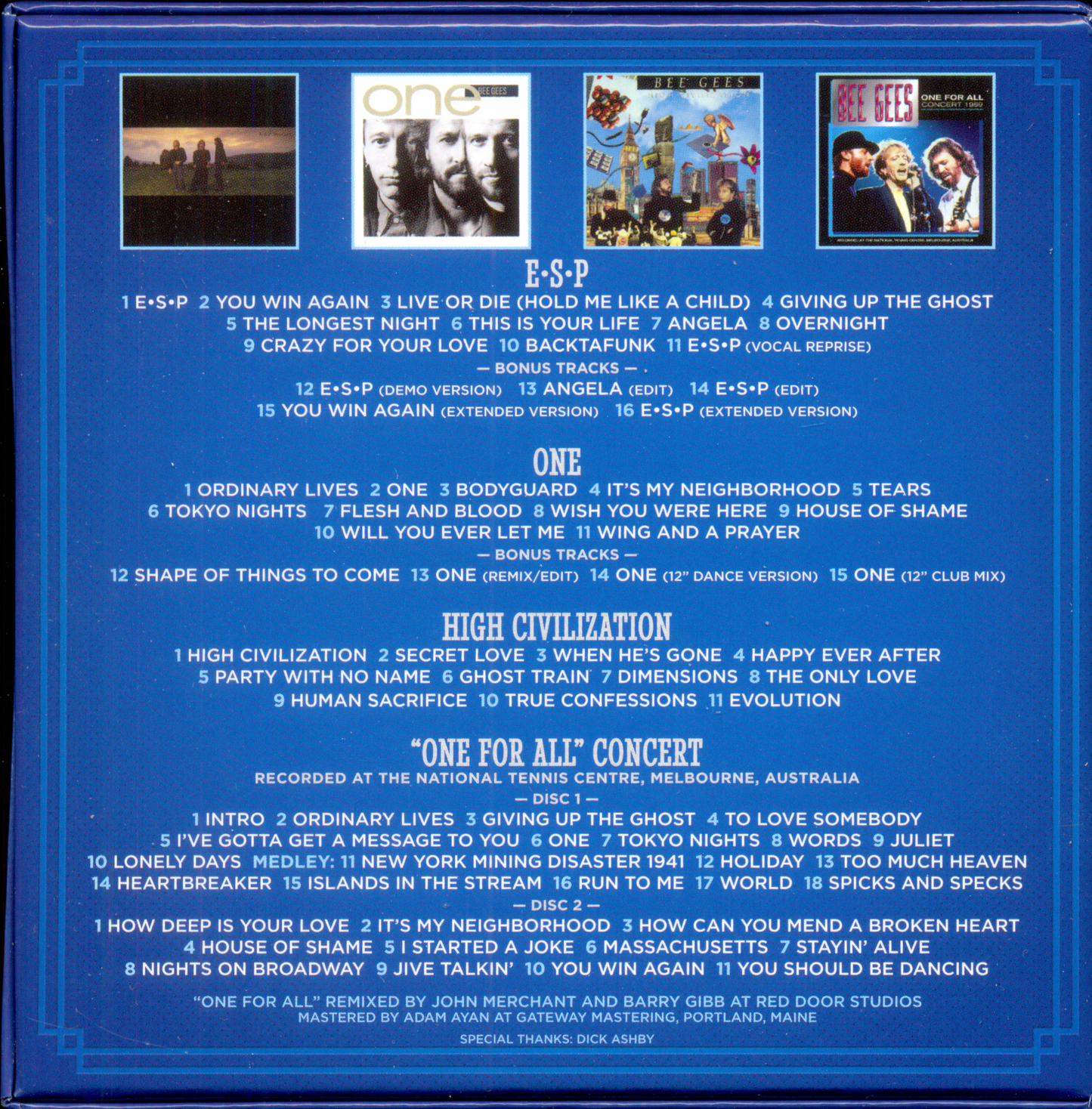 BEE GEES  - WARNER BROS. YEARS
