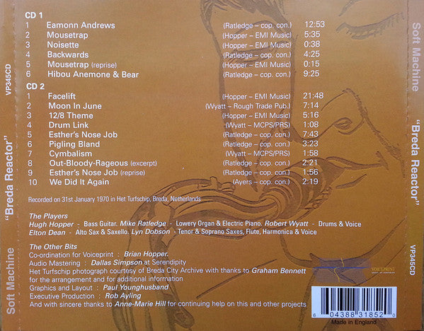 SOFT MACHINE  - BREDA REACTOR