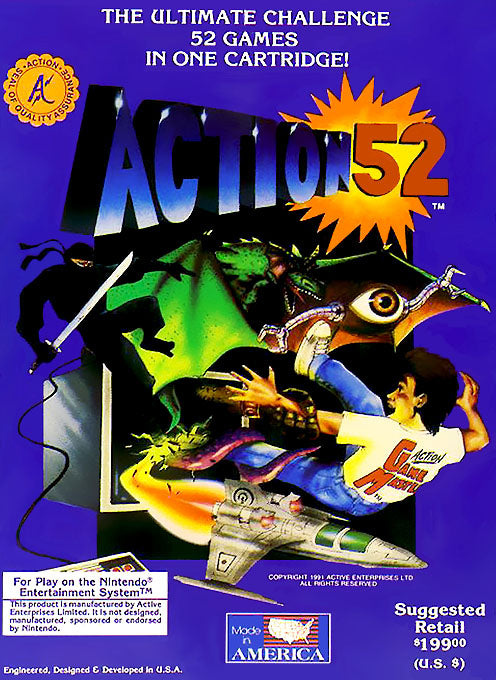 ACTION 52  - NES (W/BOX & MANUAL)