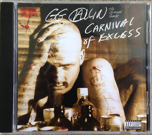 ALLIN, GG  - CARNIVAL OF EXCESS