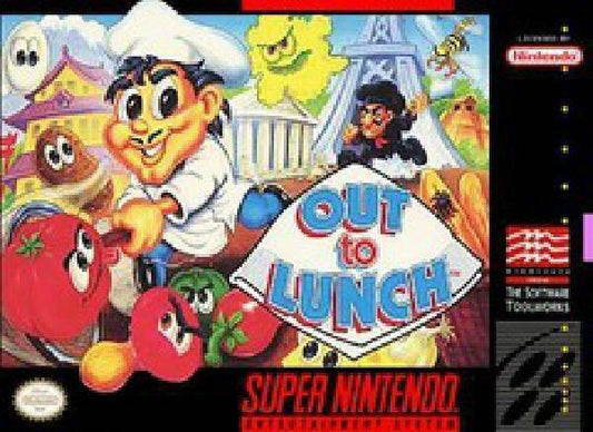 OUT TO LUNCH  - SNES (W/BOX)