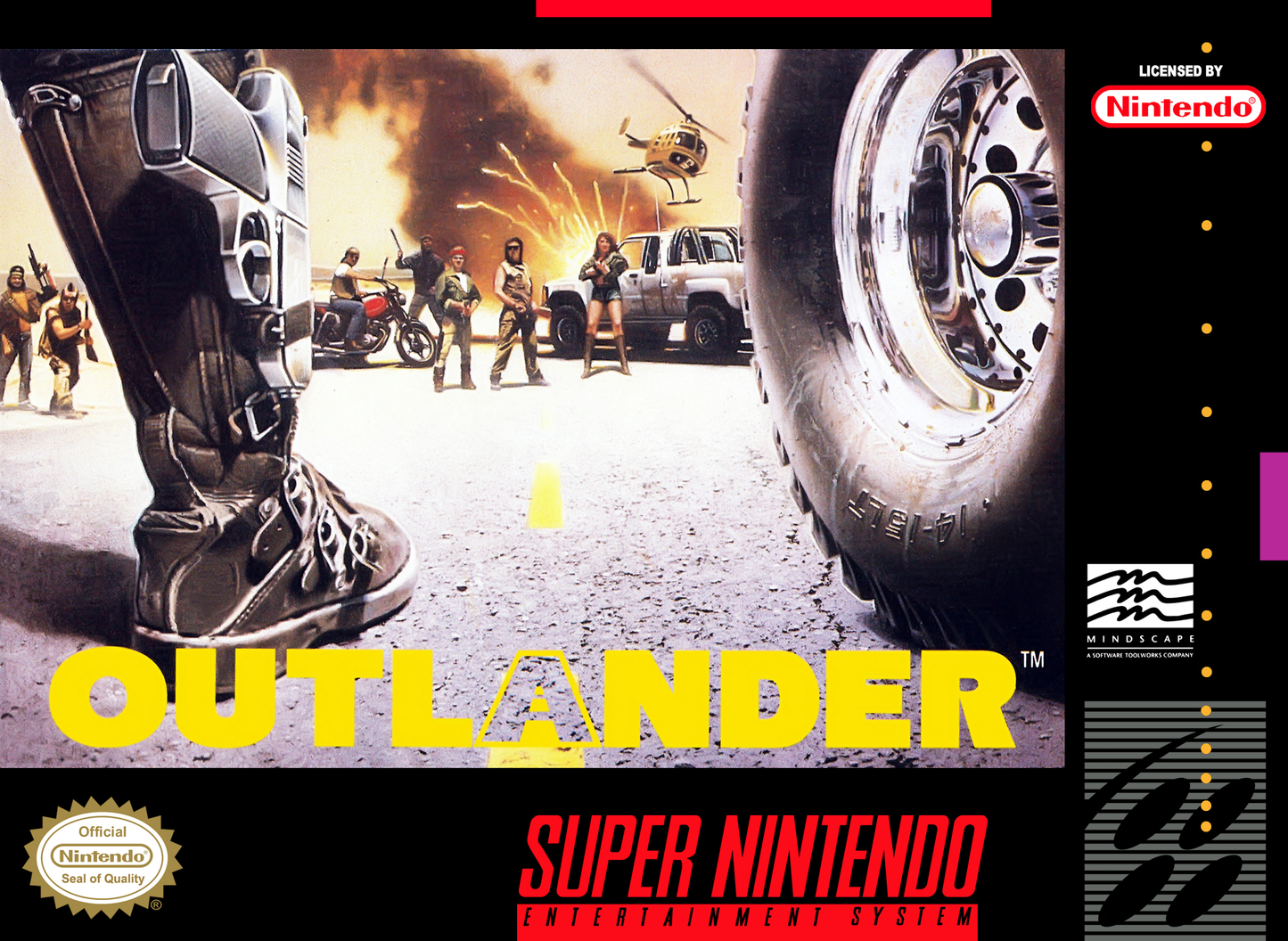 OUTLANDER  - SNES (W/BOX)