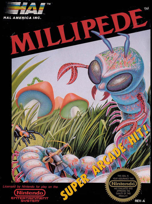 MILLIPEDE  - NES (W/BOX & MANUAL)