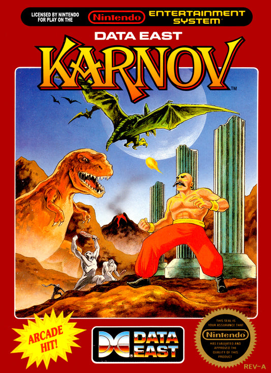 KARNOV  - NES (W/BOX & MANUAL)