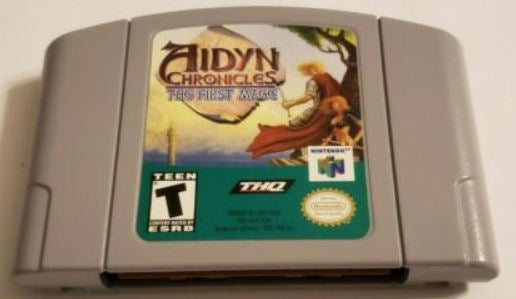 AIDYN CHRONICLES (GREY CART)  - N64