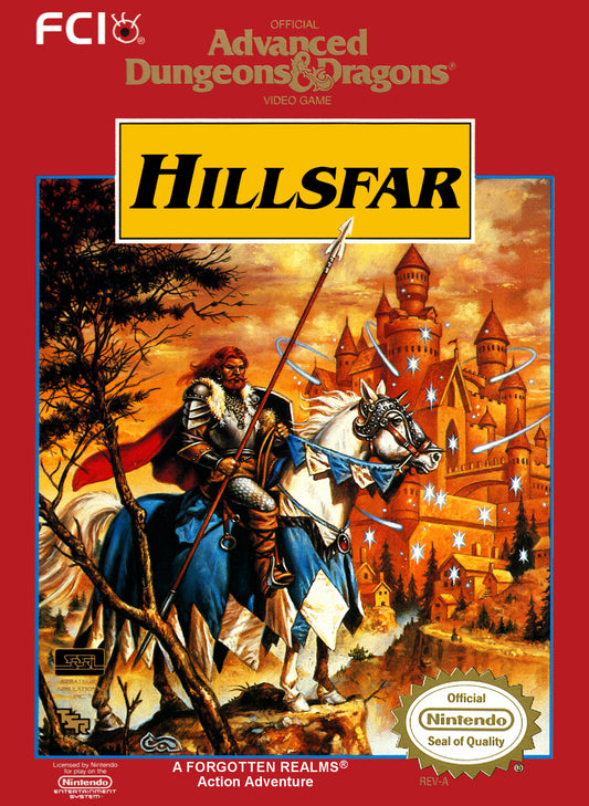 ADVANCED DUNGEONS & DRAGONS: HILLSFAR  - NES