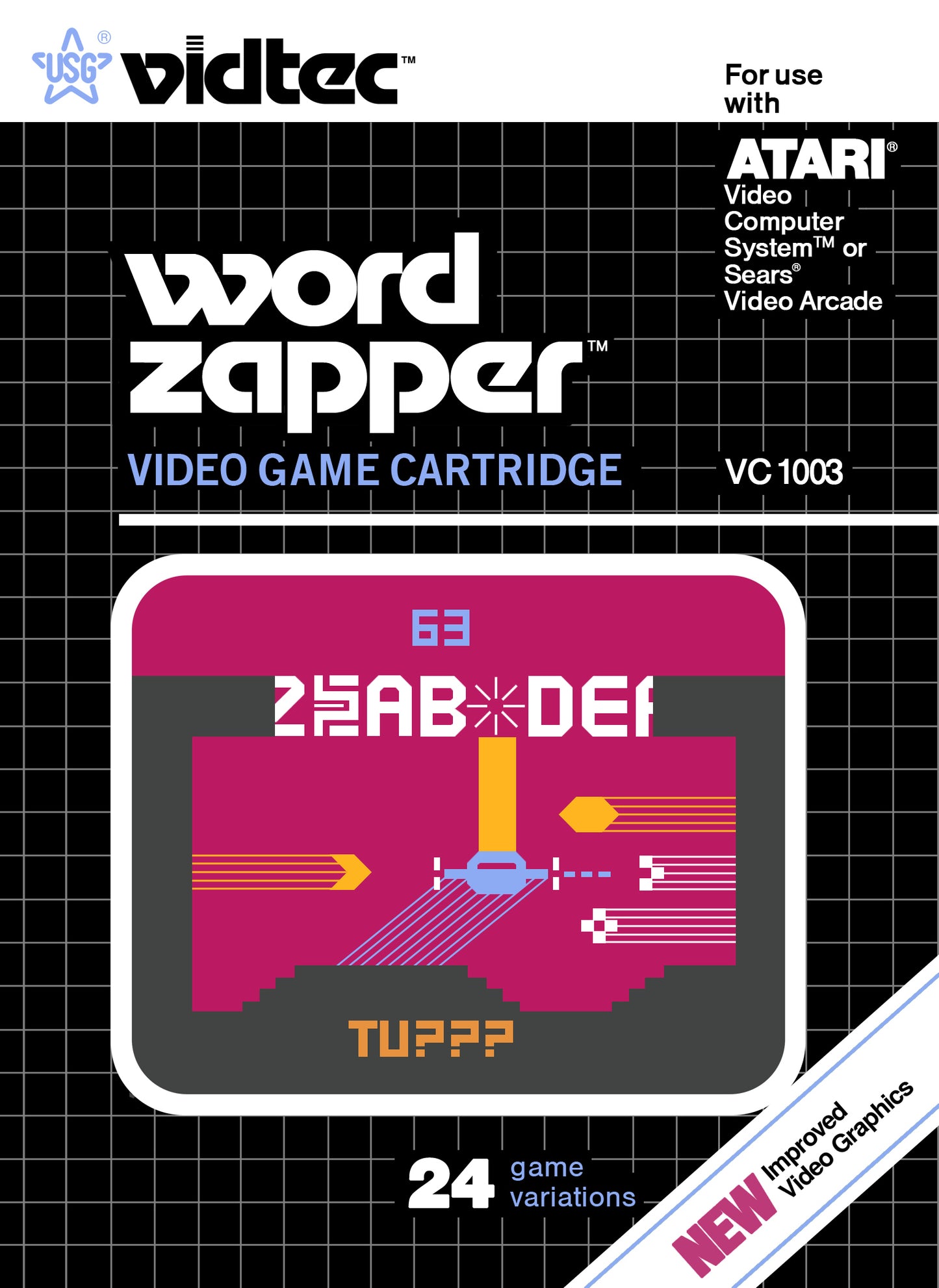 WORD ZAPPER  - ATARI2600