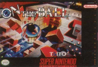 ON THE BALL  - SNES (W/BOX & MANUAL)