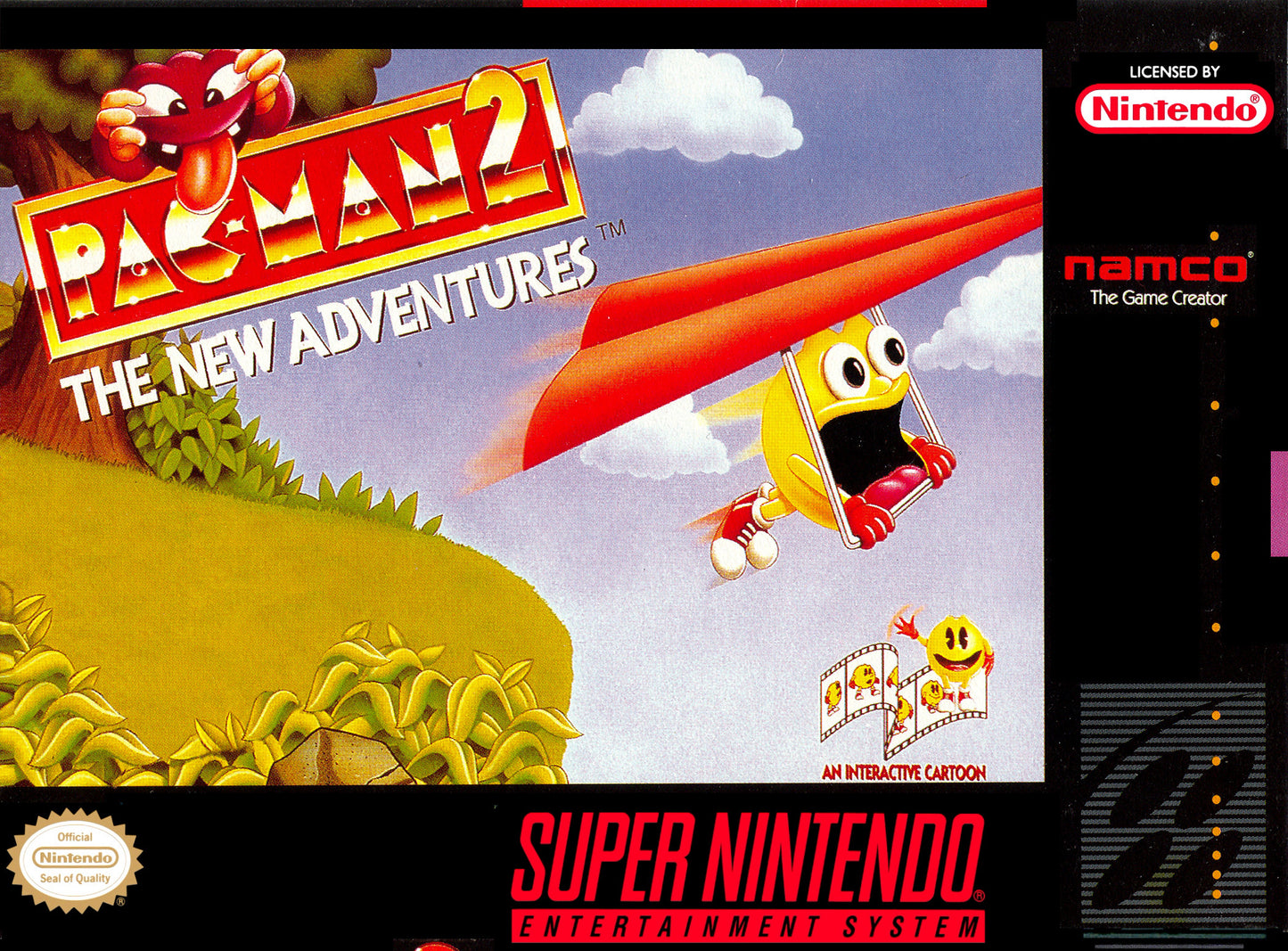 PAC-MAN 2: THE NEW ADVENTURES  - SNES (W/BOX & MANUAL)