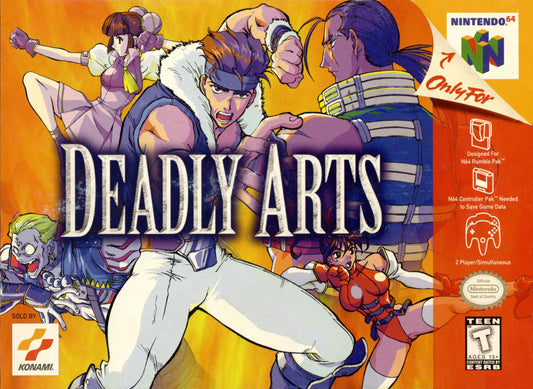 DEADLY ARTS  - N64 (W/BOX & MANUAL)