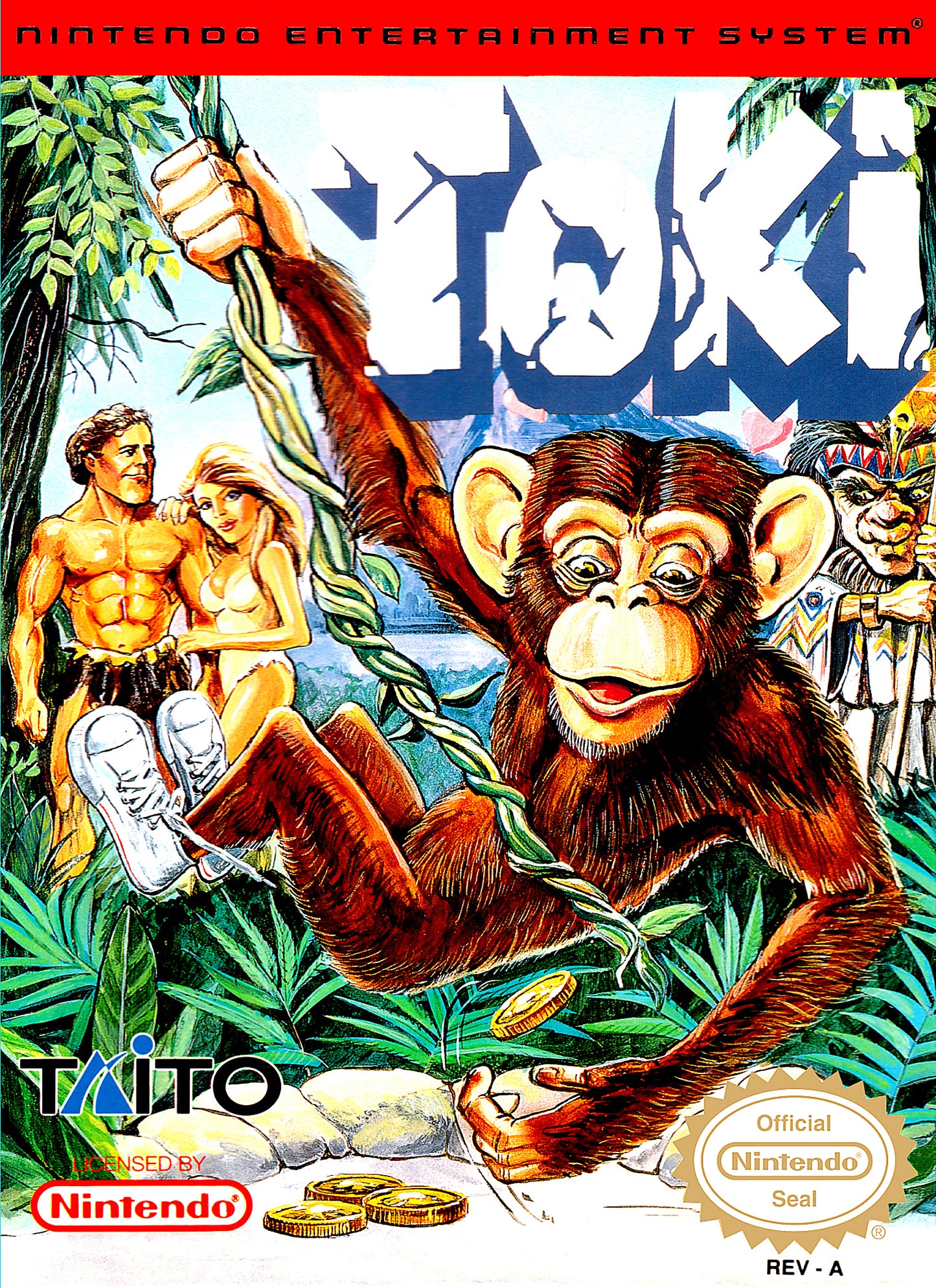 TOKI  - NES (W/BOX & MANUAL)