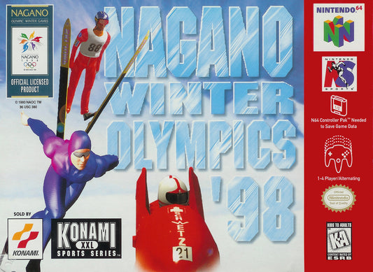 NAGANO WINTER OLYMPICS 98  - N64 (W/BOX & MANUAL)