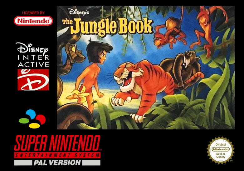 JUNGLE BOOK  - SNES (W/BOX & MANUAL)