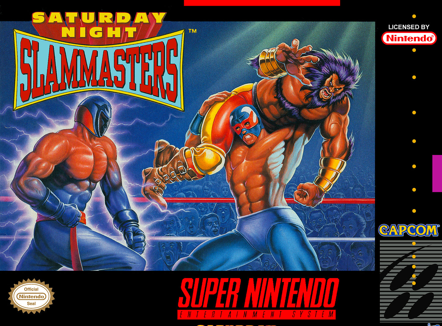 SATURDAY NIGHT SLAM MASTERS  - SNES