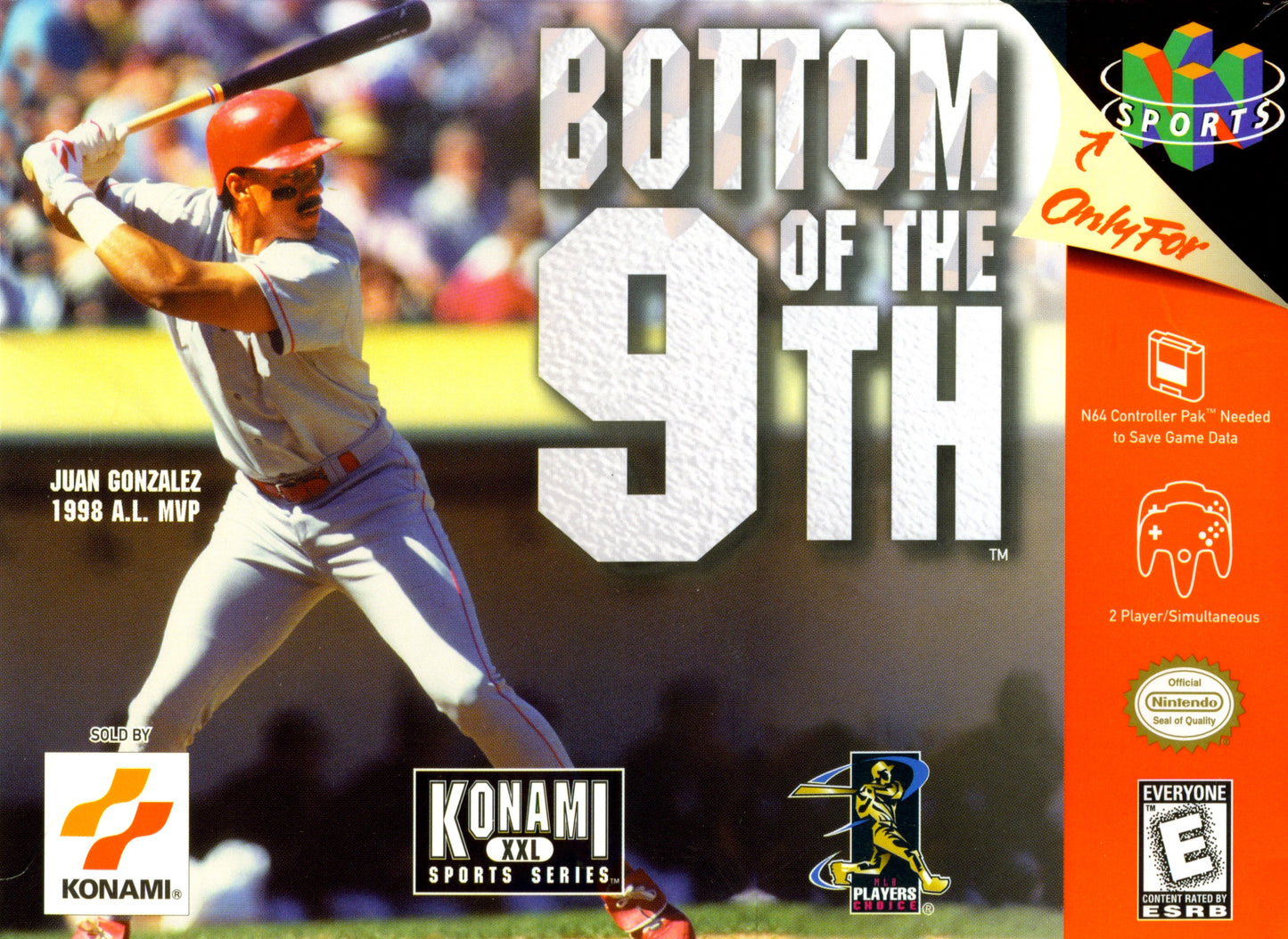 BOTTOM OF THE 9TH  - N64 (W/BOX & MANUAL)