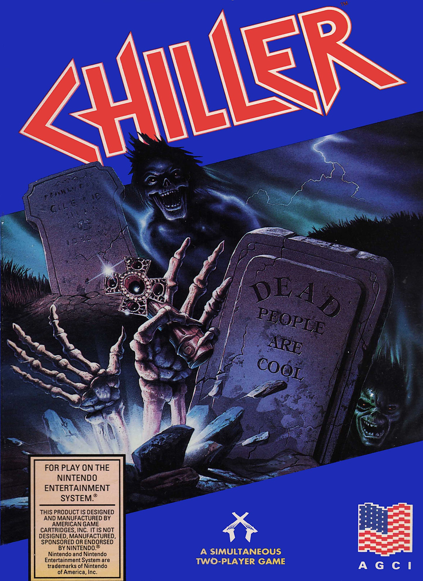 CHILLER  - NES (W/BOX & MANUAL)