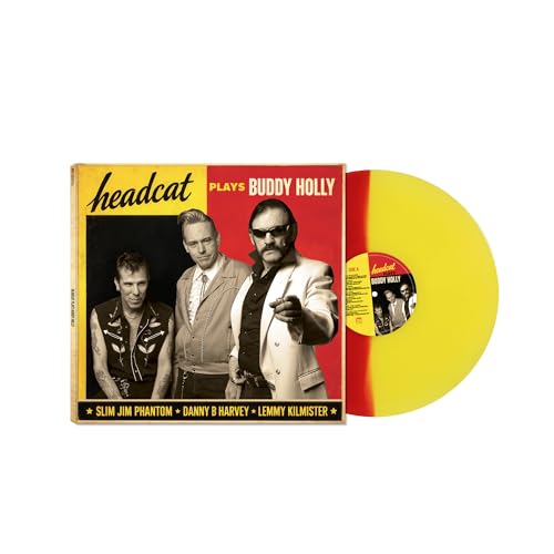 THE HEAD CAT,  LEMMY,  SLIM JIM PHANTOM,  DANNY B. - SINGS BUDDY HOLLY (LIMITED EDITION RED/YELLOW SPLIT VINYL)