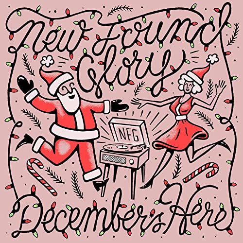 NEW FOUND GLORY - DECEMBER'S HERE - LIGHT PINK (VINYL)