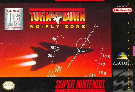 TURN & BURN: NO FLY ZONE  - SNES