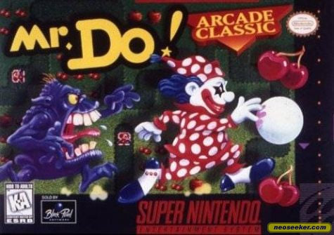 MR. DO!  - SNES (W/BOX & MANUAL)