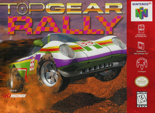 TOP GEAR RALLY  - N64 (W/BOX)