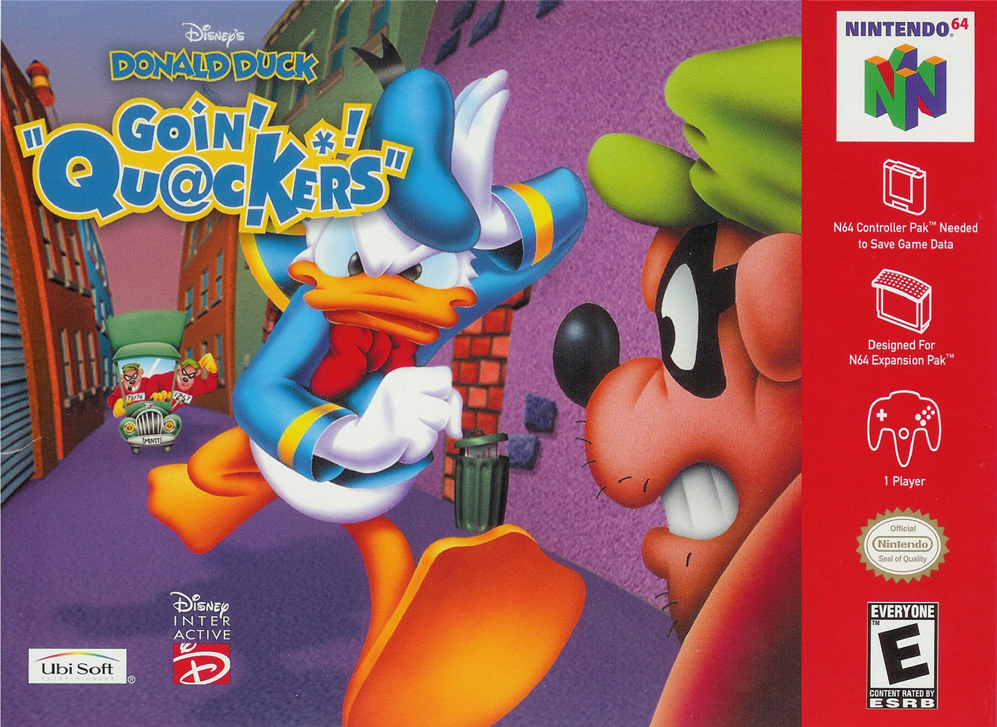 DONALD DUCK: GOIN' QUACKERS  - N64