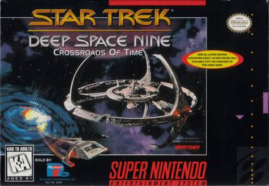 STAR TREK: DEEP SPACE NINE: CROSSROADS O  - SNES (W/BOX & MANUAL)