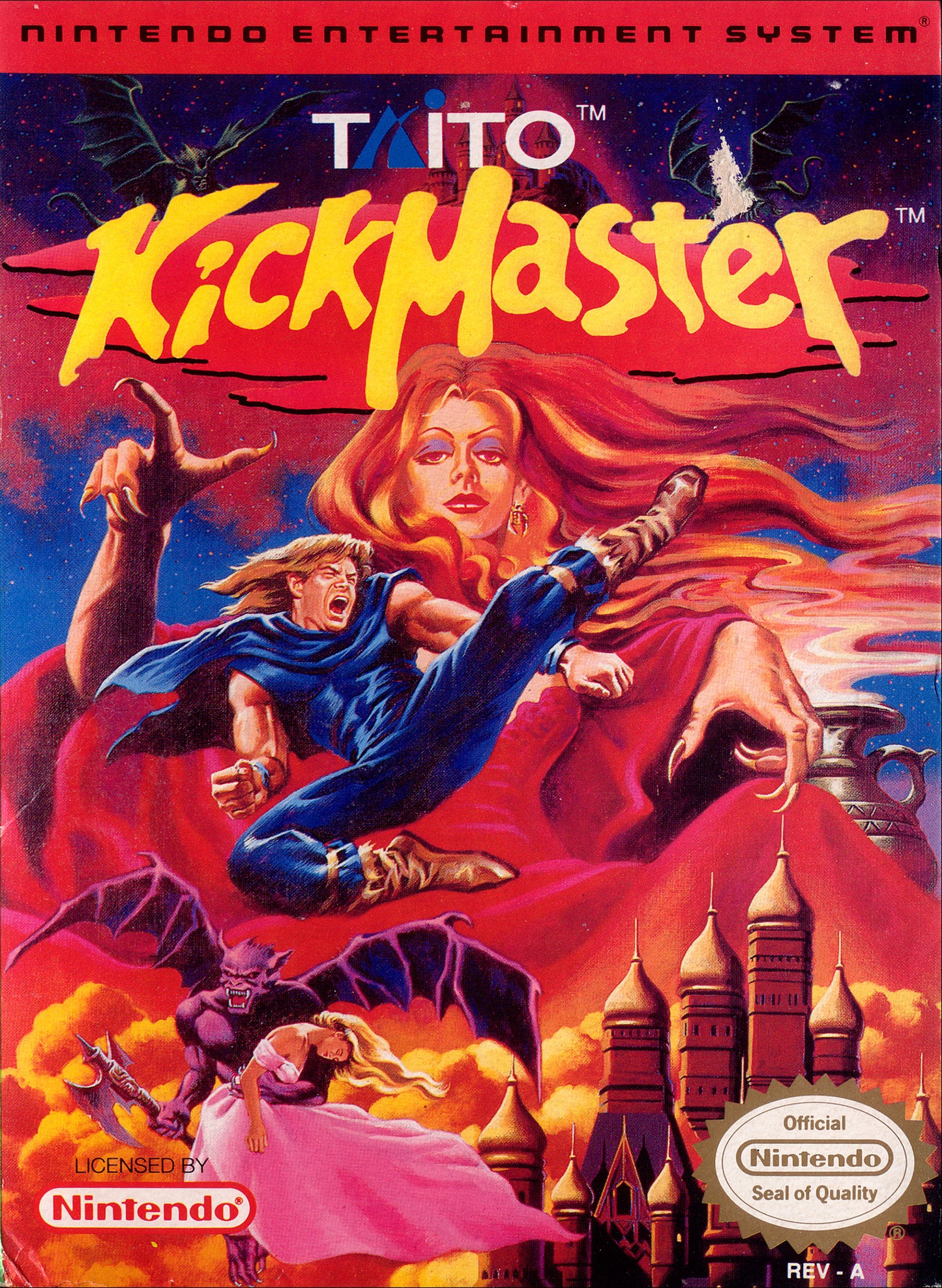 KICK MASTER  - NES (W/BOX)