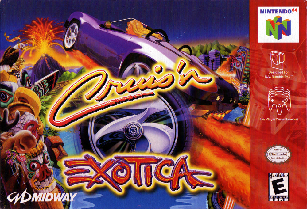 CRUIS'N EXOTICA  - N64 (W/BOX & MANUAL)