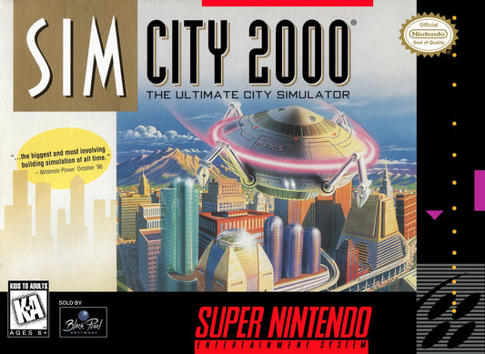 SIM CITY 2000  - SNES (W/BOX)