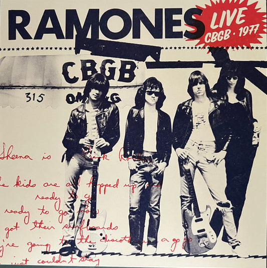 VINILE RAMONES - LIVE AT CBGB, 1977 (RED VINYL) (BLACK FRIDAY / RECORD STORE DAY 2025)