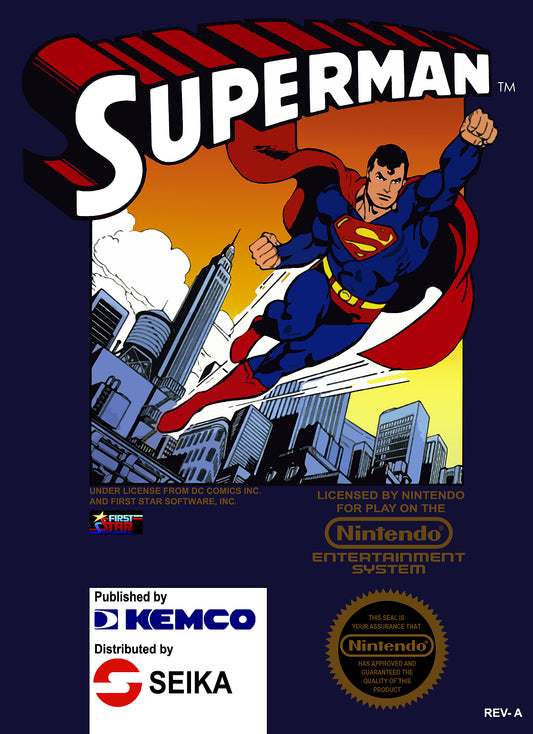 SUPERMAN  - N64 (W/BOX & MANUAL)