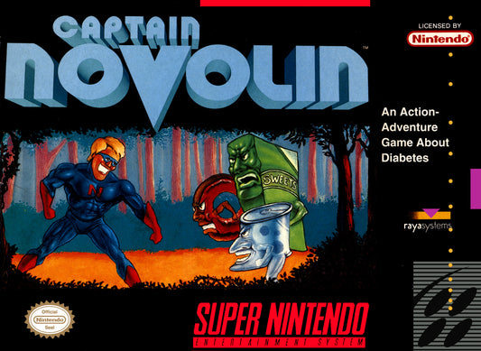 CAPTAIN NOVOLIN  - SNES (W/BOX & MANUAL)