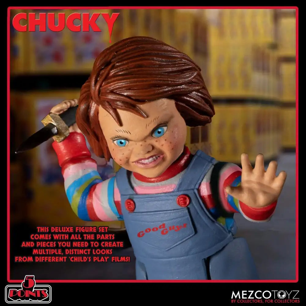 CHUCKY DELUXE FIGURE SET - MEZCO