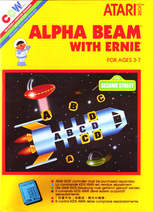 ALPHA BEAM WITH ERNIE  - ATARI2600