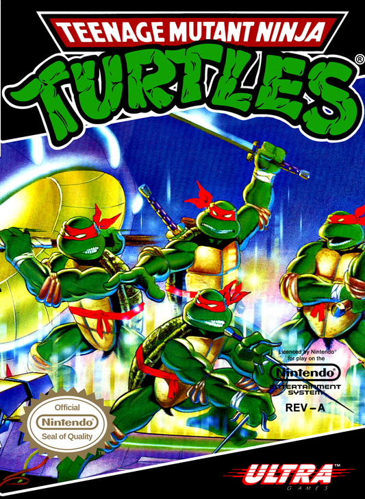 TEENAGE MUTANT NINJA TURTLES  - NES (W/BOX)