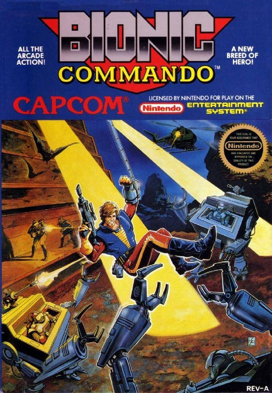 BIONIC COMMANDO  - NES (W/BOX)