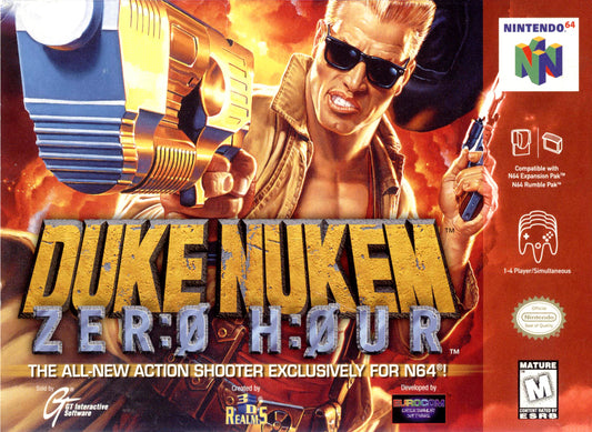 DUKE NUKEM ZERO HOUR  - N64 (W/BOX)